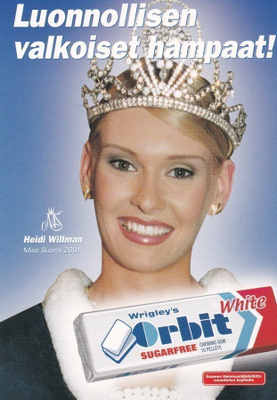HEIDI WILLMAN - MISS SUOMI 2001
