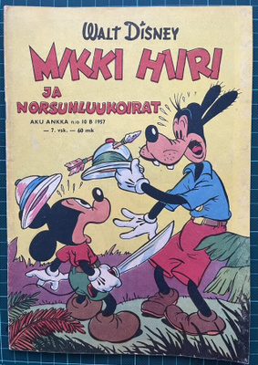 Aku Ankka 1957 no. 10B, Mikki ja Norsunluukoirat