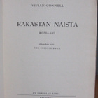 Vivian Connell: Rakastan naista, Pohjolan kirja 1944. 383 s. - pikkukuva 4