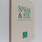 Språk & Stil - Tidskrift för svensk språkforskning 15/2005 - pikkukuva 1