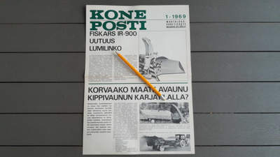 Koneposti lehti 1/1969 (Fiskars & Wärtsilä)