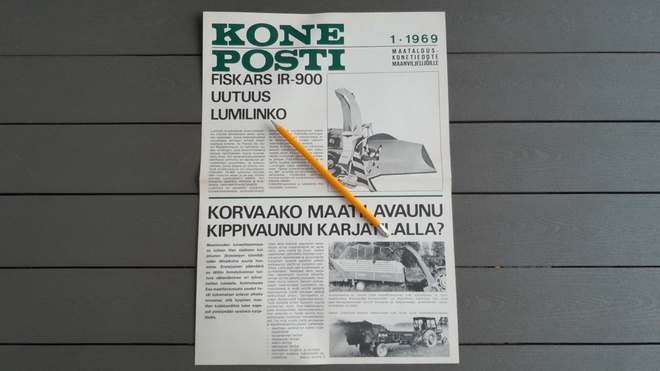 Koneposti lehti 1/1969 (Fiskars & Wärtsilä)