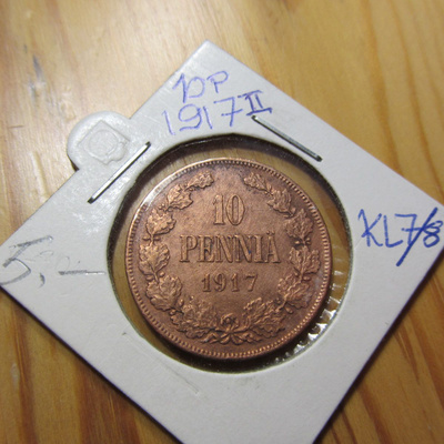 10 Penniä1917/II mahd. kl 7-8