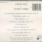 CHRIS REA WATER SIGN - pikkukuva 2