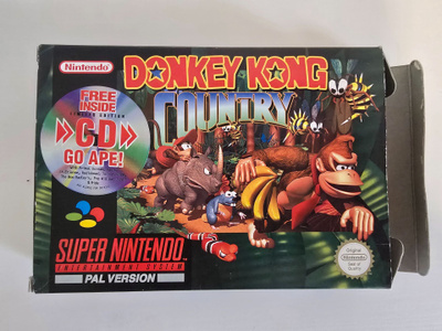 Donkey Kong Country Go Ape! Cd Limited Edition (SNES) (CIB)