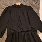 Musta Eurofashion vintage Mekko / Vintagemekko - koko 42 - pikkukuva 5