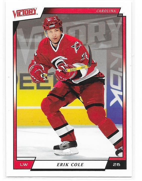 06-07 UD Victory #39 Erik Cole Carolina Hurricanes