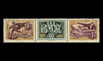 Unkari 1501-2ds o Postimerkin päivä (1957)