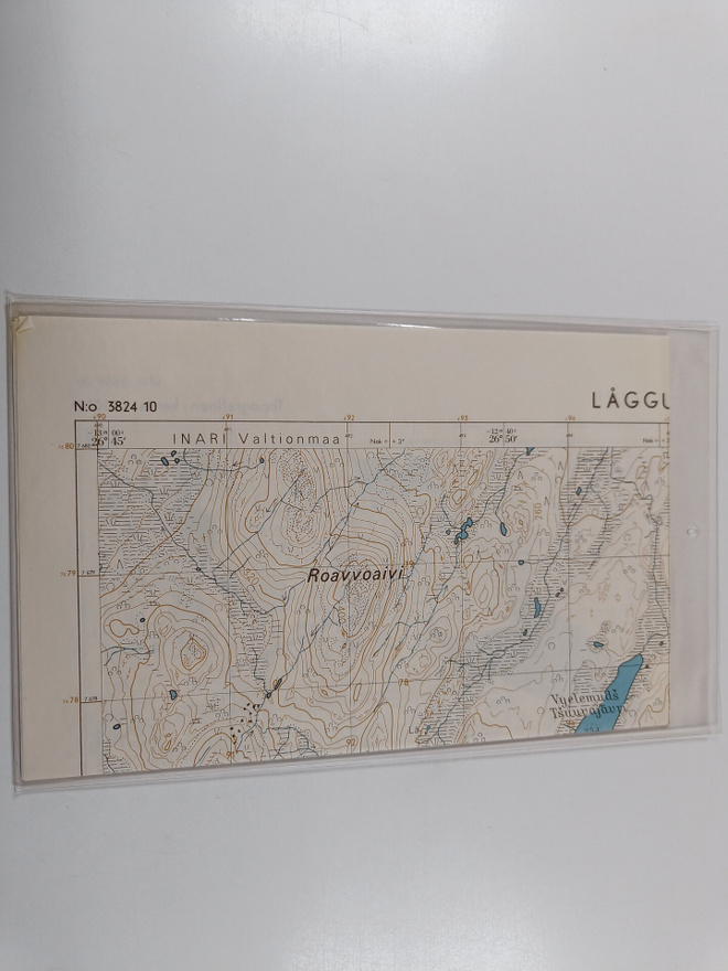 Topografinen kartta 1:20000, N:o 3824 10 : Lågguoaivi