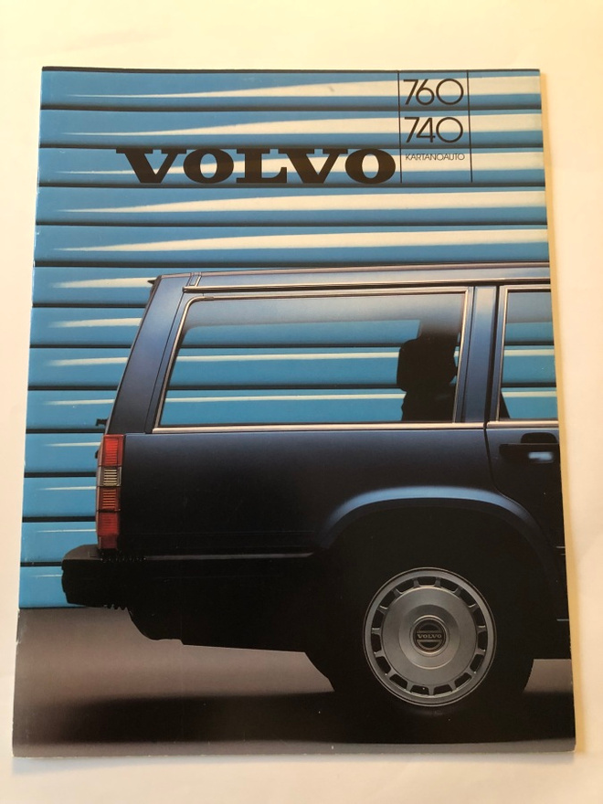 Myyntiesite - Volvo 740/760 Kartanoauto - 1986