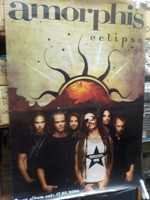 AMORPHIS - ECLIPSE PROMO JULISTE KOLMELLA NIMMARILLA