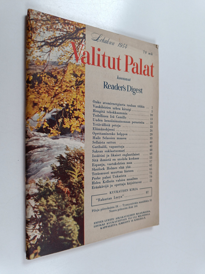 Valitut palat : Lokakuu 1954