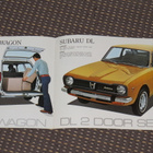 1974 Subaru esite - KUIN UUSI - 24 sivua - pikkukuva 3