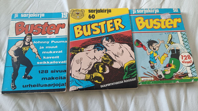 Buster sarjakirja n.19.50.60.70.81
