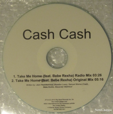 Cash Cash • Take Me Home PROMO CDr-Single