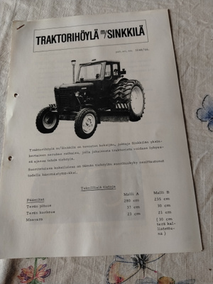 traktorihöylä sinkkilä