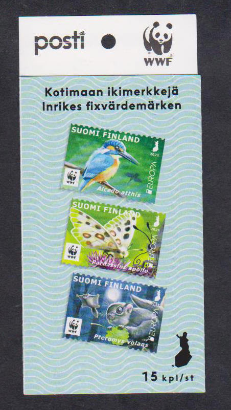 Postituore ** LaPe 2710-12 vihko, Uhanalaisia eläimiä III.