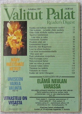 Valitut Palat lehti 5 kpl v. 1987 1988