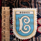 Borgå Porvoo vintage kangasmerkki hieno - pikkukuva 1
