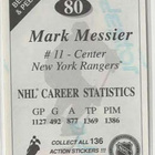 Mark Messier 96-97 Bashan Sticker #80 - pikkukuva 2
