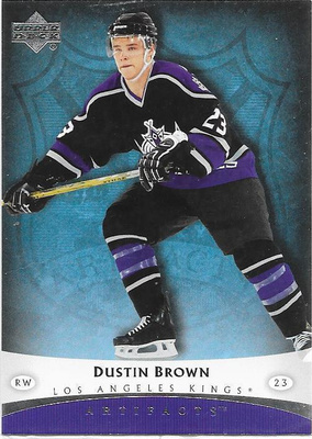 2005-06 UD Artifacts #47 Dustin Brown Los Angeles Kings