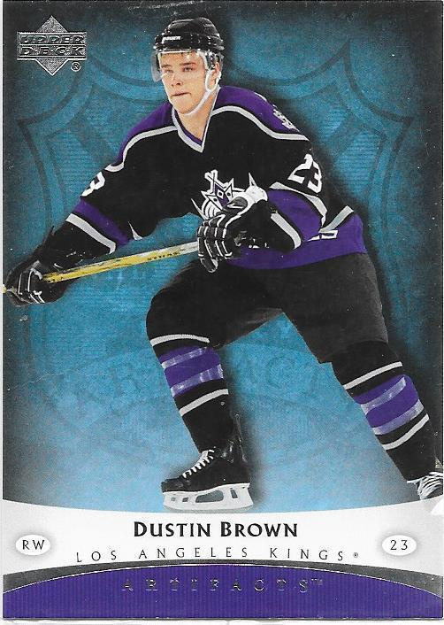 2005-06 UD Artifacts #47 Dustin Brown Los Angeles Kings