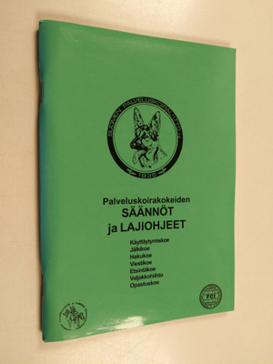 Palveluskoirakokeiden säännöt ja lajiohjeet