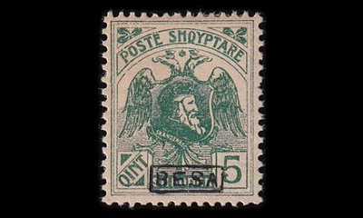 Albania 77_III * Käyttösarja 5 Q pp (1920)