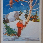 Jaakko Silius vanha joulukortti 22/10, v. 1943 ? - pikkukuva 1