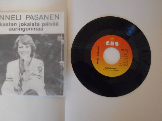 ANNELI PASANEN 7"Vinyyli Rakastan Jokaista Päivää v.1976