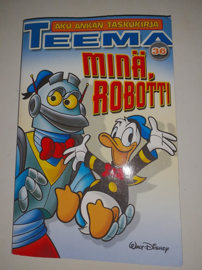 Aku Ankan taskukirja teemanumero 36 Minä, robotti