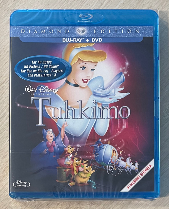 Walt Disney: TUHKIMO (1950) Blu-ray + DVD (UUSI)