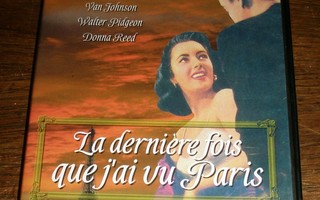 Dernière fois que jai vu Paris DVD English ELISABETH TAYLOR