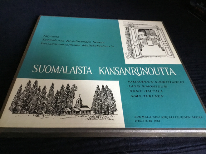 Suomalaista kansanrunoutta 1968 boksi 3 lp + liite huikea!