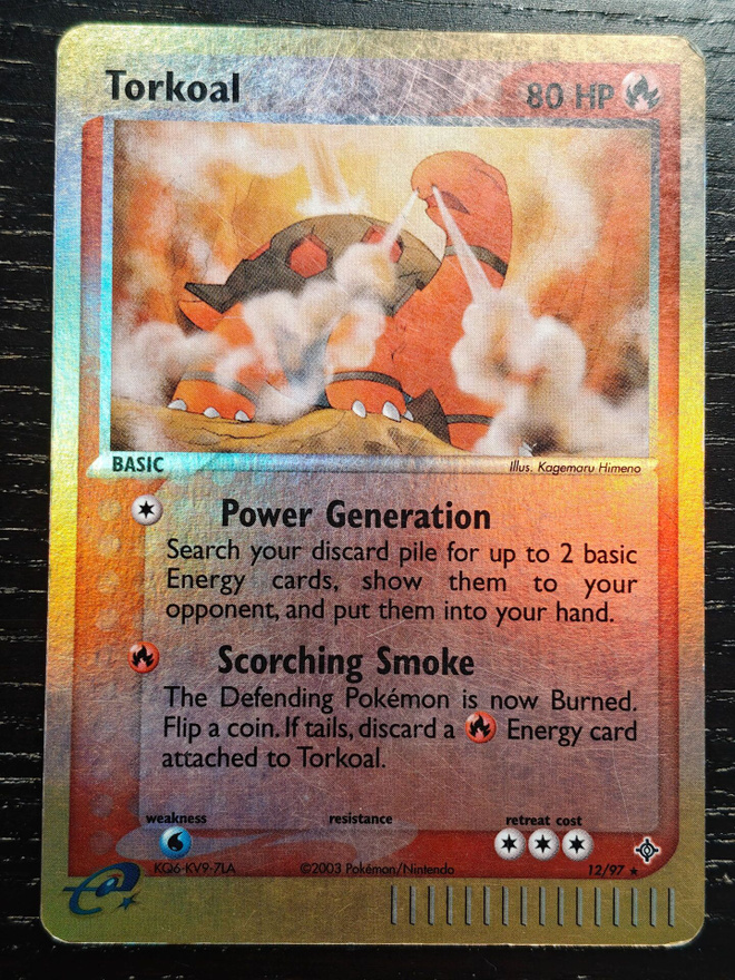 Torkoal 12/97 Reverse-Holo