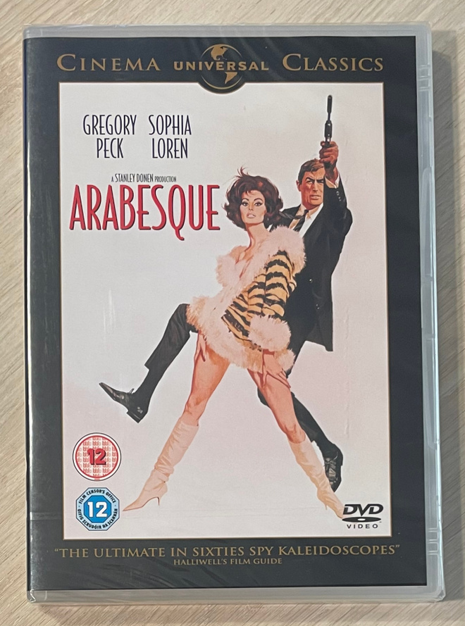 Arabeski (1966) Gregory Peck & Sophia Loren (UUSI)