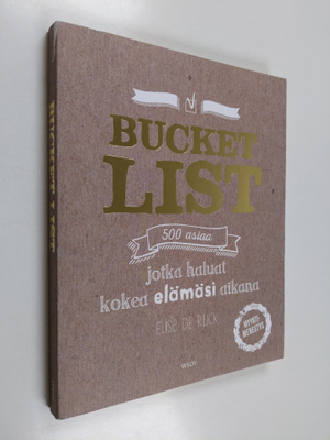 Elise de Rijck : Bucket list