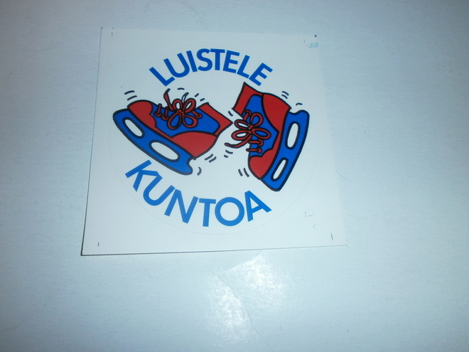 Luistele kuntoa - vanha käyttämätön tarra