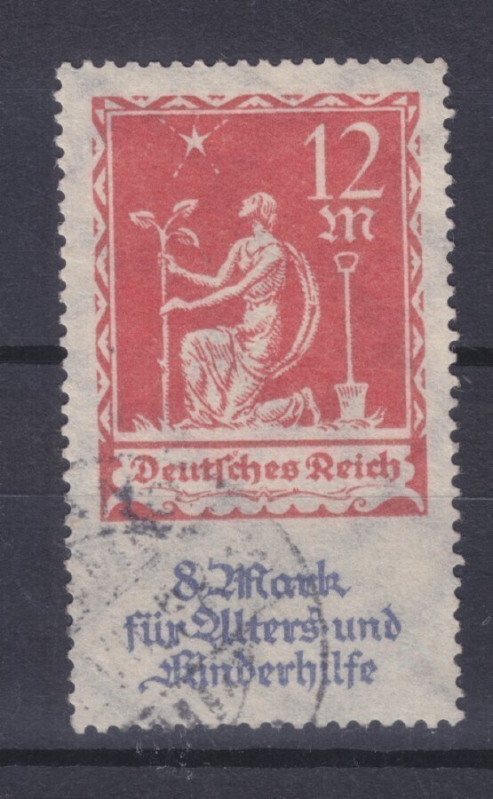 Saksa reich 1922  LaPe 234  leimattuna