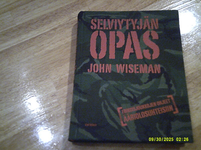 John Wiseman: Selviytyjän opas; p. 2014; 4.p