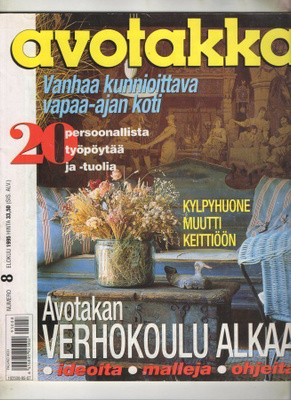 Avotakka n:o 8 1995 20 parasta pöytää. Jyväskylän kesä.