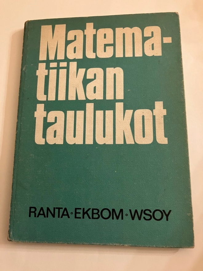 Matematiikan taulukot - Matematiikka fysiikka kemia tähtiti