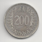 1957 200 mk leveä hopeaa - pikkukuva 1