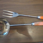 Skyline Chrome kauha + haarukka 1960-luku - pikkukuva 1