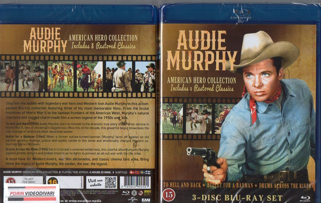 audie murphy american hero collection	(22 192)	UUSI	-FI-	BLU