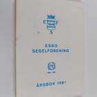 Esbo segelförening - Årsbok 1981 - pikkukuva 1