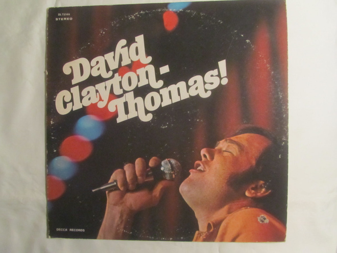 David Clayton-Thomas: David Clayton-Thomas ! LP   1969