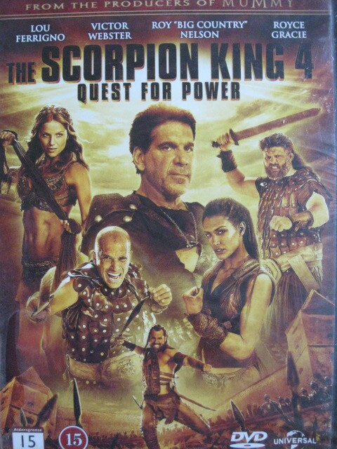 THE SCORPION KING 4  - QUEST FOR POWER DVD