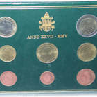 2005 VATIKAANI 1c - 2 euro kansiossa BU laatu - pikkukuva 4