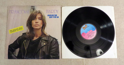 FRANCOISE HARDY: Quelqu'un Qui S'en Va LP (1983 Italia)